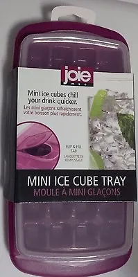 Msc Joie Mini Ice Cube Tray With Cover And Fill Tab Assorted Colors 32 Cubes • $11