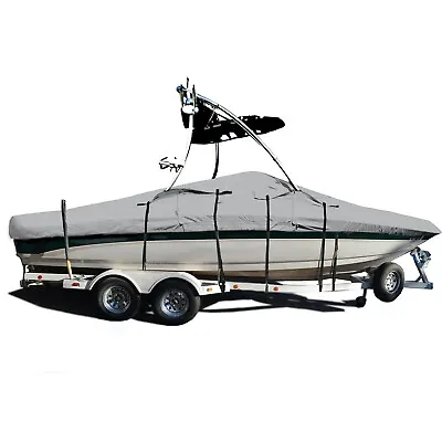 $309.99 • Buy Sea Ray 195 Sport BR With Wakeboard Tower Trailerable Ski Boat Storage Cover