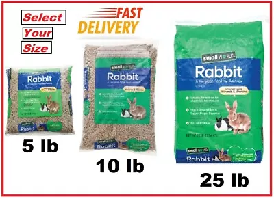 Small World Complete Feed For Rabbits With Vitamins And Minerals 25 Lbs • $11.40