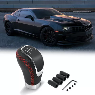 5/6 Speed Car Manual Gear Stick Shift Knob Shifter Lever PU For Chevy Camaro SS • $16.04