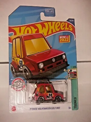 HOT WHEELS  Tooned Volkswagen Golf MKI  RYU'S RIDES  1:64 SCALE  NEW FOR 2022 • $3.95