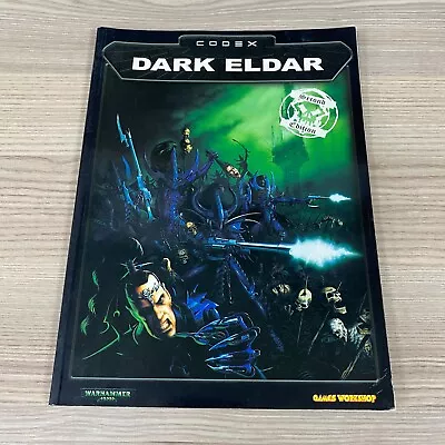 Codex Dark Eldar Warhammer 40000 Drukhari Aeldari Rules 2002 40k 3rd Edition • $31.75