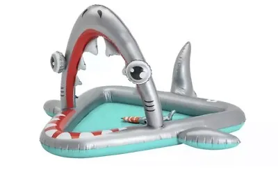 Chad Valley Shark Spray Paddling Pool ☀️ Free Delivery 🚚 • £24.99