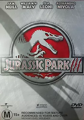 Jurassic Park 3 III : NEW DVD : Region 4 *Rare OOP*  • $8.46