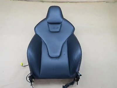 🥇13-16 Audi B8 S4 Front Left Seat Upper Backrest Leather Cushion Oem • $188.59