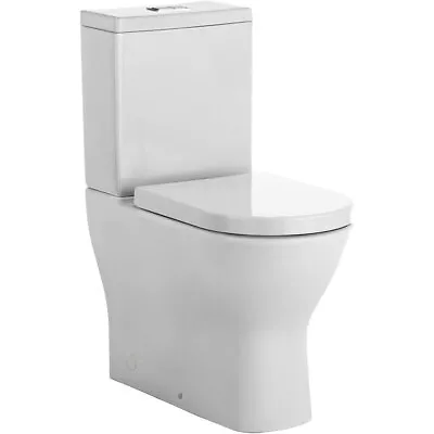 New Fienza Delta Back To Wall Bathroom Toilet Suite S-Trap 90-160 K005A • $545