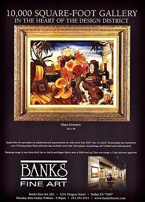 MAYA EVENTOV Art Gallery Exhibit~ VINTAGE PRINT AD ~ 2004 • $9.99