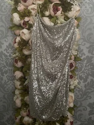 £12.95 • Buy Topshop Sequin Cami Dress Size 6