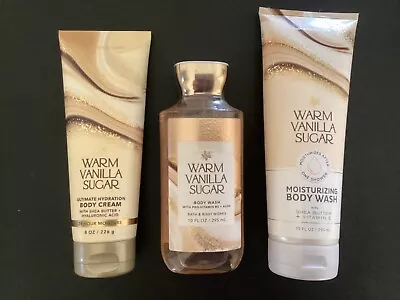 Bath & Body Works Warm Vanilla Sugar Body CreamBody WashMoisturizing Body Wash • £28.95