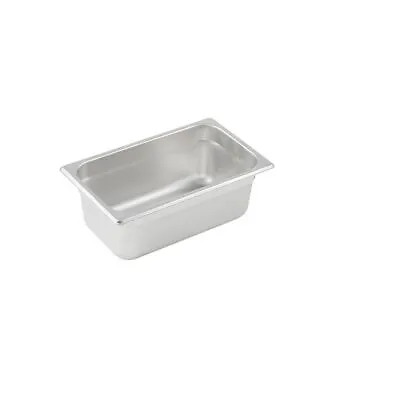 Winco SPJL-404 4-Inch Deep Quarter-Size Anti-Jamming Steam Table Pan • $14.73