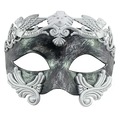 £8.99 • Buy ROMAN Gladiator MENS MASQUERADE Mask | FILIGREE Venetian | Fancy Dress PROM BALL