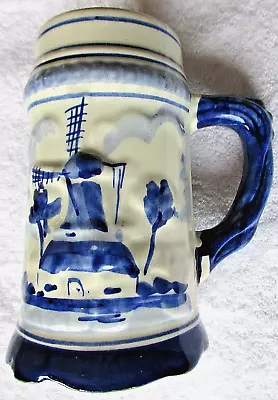 Delft Blue Holland Stein 5 1/2  B20 • $8.90