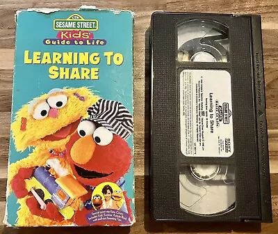 Sesame Street - Kids Guide To Life: Learning To Share VHS 1996 Katie Couric Film • $8.99