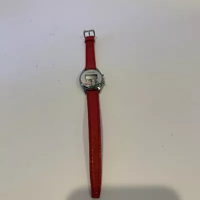 Vintage Mickey And Donald Duck Watch LED Quartz Used Needs Battery  • $14