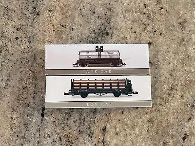 2 Reader's Digest Southern Pacific Miniature Train Cars - Log Car & Tank Car • $20.99