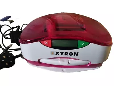 Xyron Personal Die Cutting Machine Power Supply Case & Die Cutting Booklets • £20