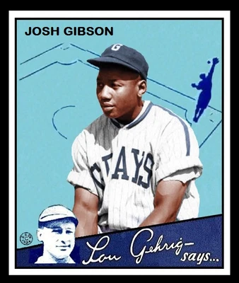 $1.25 • Buy 1934 Goudey Josh Gibson Card Personally Made  Mt