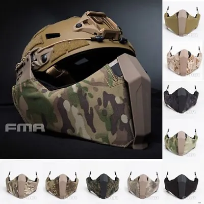 FMA TB1304 Gunsight Mandible Half Face Mask Paintball Airsoft For Fast Helmet • £44.03