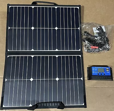 Solar Giant Portable Solar Panel 18V 2 USB And Type C Charger 22'x16.5' • $60