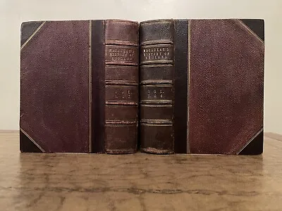 1864. Macaulay’s History Of England. 1 & 2. 3 & 4 Vols. Longman Green. Leather. • £40