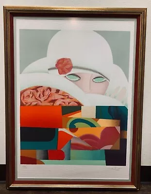 Max Papart 1986  Seduction  Limited Edition #160/175 27 X36  Framed W/COA • $250