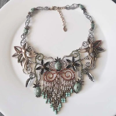 16  New ZARA Collar Statement Necklace Gift Vintage Women Party Holiday Jewelry • $21.99