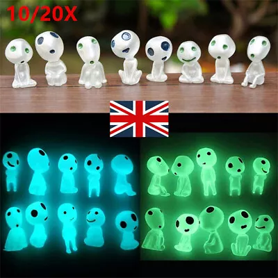 GLOW In The Dark Mini Miniature Alien Figures Luminous Fairy Tree Elf Figurines • £7.07