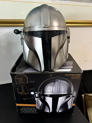 Star Wars The Black Series The Mandalorian Premium Electronic Helmet • $90