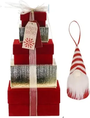 One Festive Tower Of Treats - Hamper Of Chocolates Fudge Biscuits Madeleines • $44.90