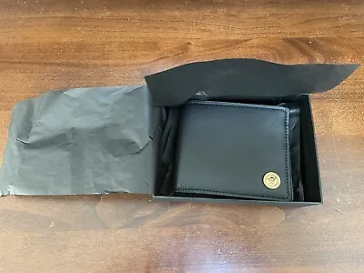 NEW Versace Medusa Biggie Bi-fold Black Wallet Full Set Designer • $299