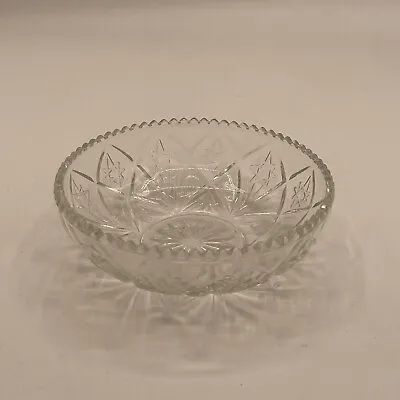 Cut Glass Bowl Vintage • $19