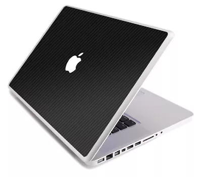 3D CARBON FIBER Vinyl Lid Skin Cover Decal Fit Apple MacBook Pro 15 A1268 Laptop • $11.99