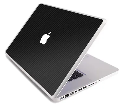 3D CARBON FIBER Vinyl Lid Skin Cover Decal Fit Apple MacBook Pro 17 A1297 Laptop • $11.99
