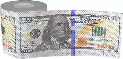 240-Sheet Gag Joke Money Toilet Paper 100 Dollar Bill 1 Roll • $14.70