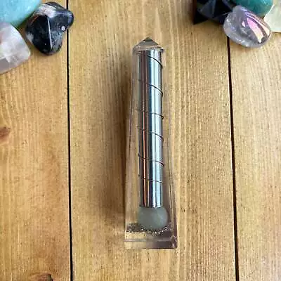 Orgonite Obelisk Power Point - Green Aventurine • £12.99