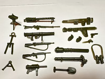 Vintage Lot Of Marx WWII Guns Of Navarone Playset Small Plastic Accessories • $20