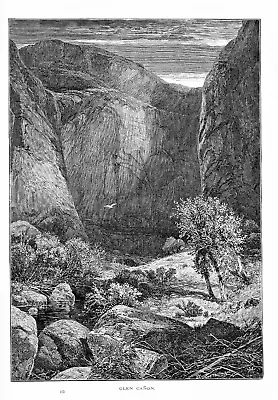 Glen Canyon UTAH Colorado River By Thomas Moran 1874 Print ! • $8.99