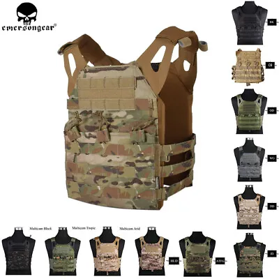 Emerson Tactical Molle Combat Jumpable Plate Carrier JPC Vest Body Armor +Plate • $75.95