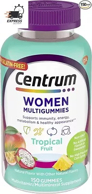 Centrum Women's Multivitamin Tropical Fruit Flavor For Hair & Skin- 150 Ct • $23.49