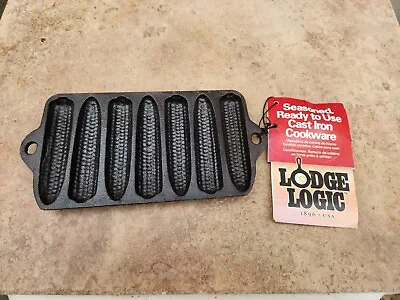 Lodge Logic Cast Iron Mini Corn Stick Pans ~ NEW • $24