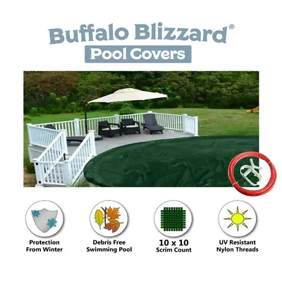 Buffalo Blizzard SUPREME Above Ground Swimming Pool Winter Covers (Choose Size) • $39.99