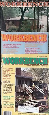 Vtg Lot Of 3 Workbench DIY Magazines 1978 1985 • $12.55