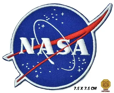NASA USA Administration Embroidered Patch Iron On Sew On Badge For Clothes  • £2.49