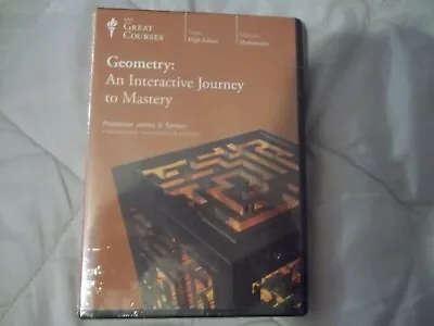 Great Courses DVD Geometry An Interactive Journey To Mastery+Workbook Brand New • $84.97