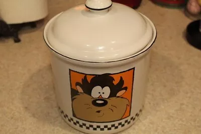 Vintage Warner Brothers Tazmainian Devil Cookie Jar 1993 Kitchen Decoration Tazz • $24.99