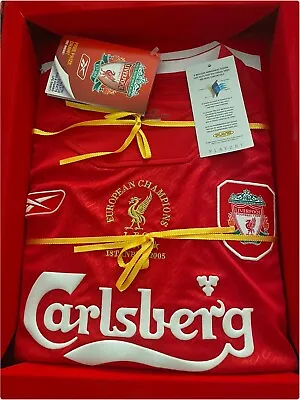 £400 • Buy Liverpool FC 2005 Limited Edition Istanbul Champions League Final Boxed Shirt