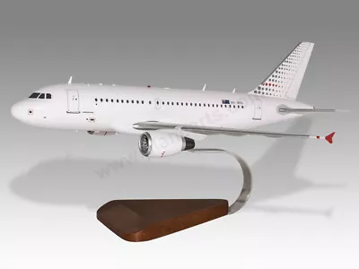 Airbus A319 115LR Skytraders Handmade Solid Kiln Dried Wood Desk Airplane Model • $357.50