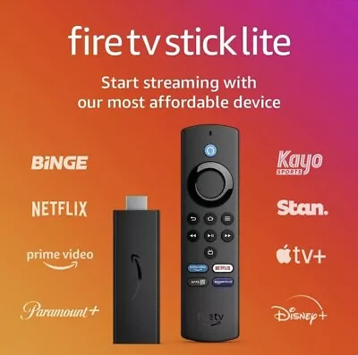 Amazon Fire TV Stick Lite Alexa Voice Remote Media HD Streaming Device - AUS • $58.95