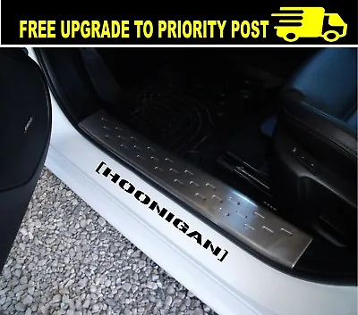 2X Hoonigan Car DOOR SILL Decals JDM Illest Drift Hoon Stance Lowered Stickers • $7.99