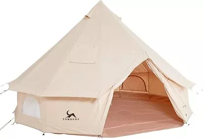 4-Season Bell Tent 3M Waterproof Canvas Glamping Yurt Teepee Double Layer • $713.90